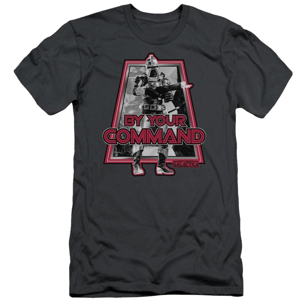 Battlestar Galactica By Your Command(classic) - Men's Slim Fit T-Shirt Men's Slim Fit T-Shirt Battlestar Galactica