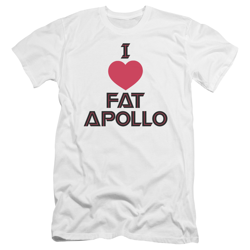 Battlestar Galactica I Heart Fat Apollo - Men's Premium Slim Fit T-Shirt Men's Premium Slim Fit T-Shirt Battlestar Galactica