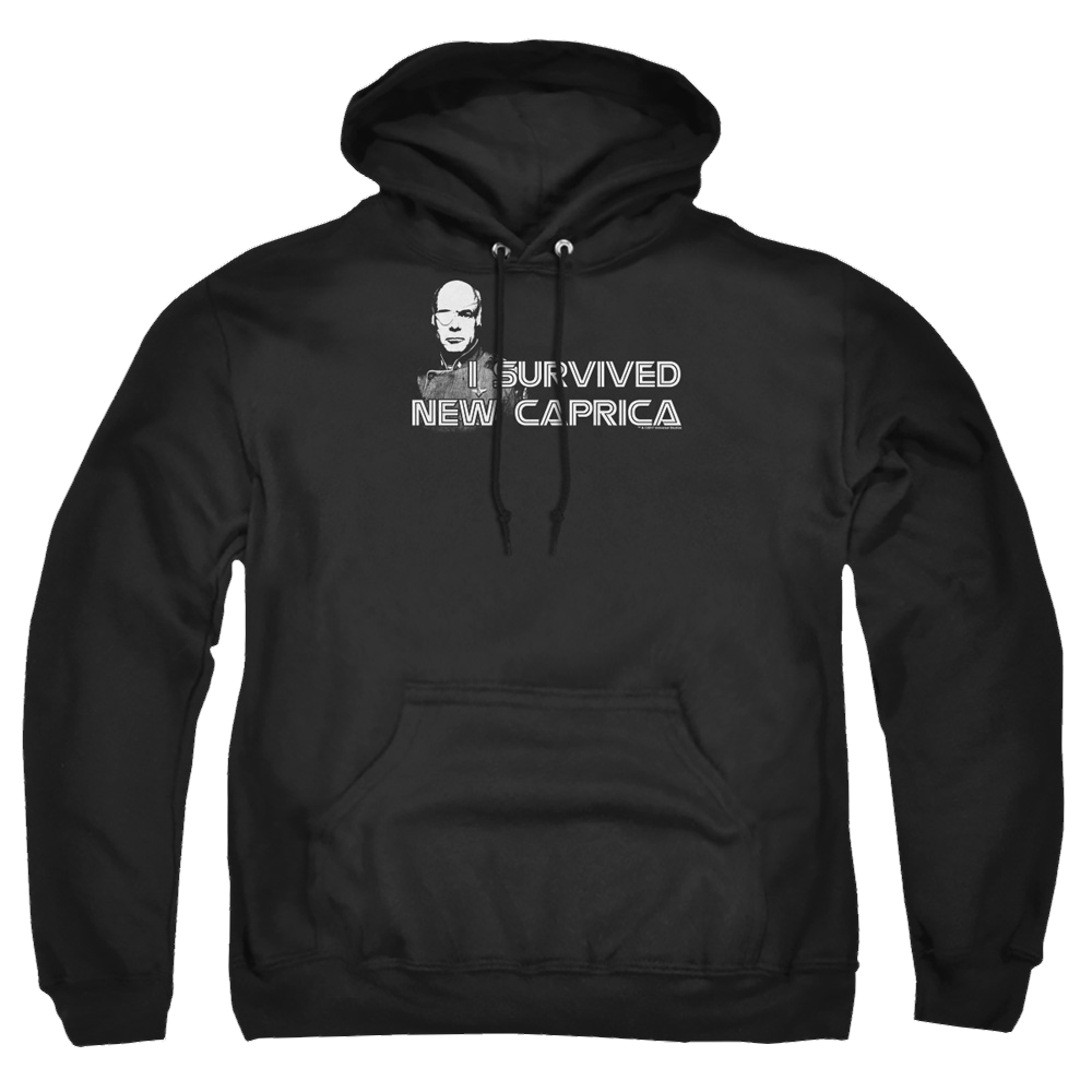 Battlestar Galactica I Survived New Caprica - Pullover Hoodie Pullover Hoodie Battlestar Galactica