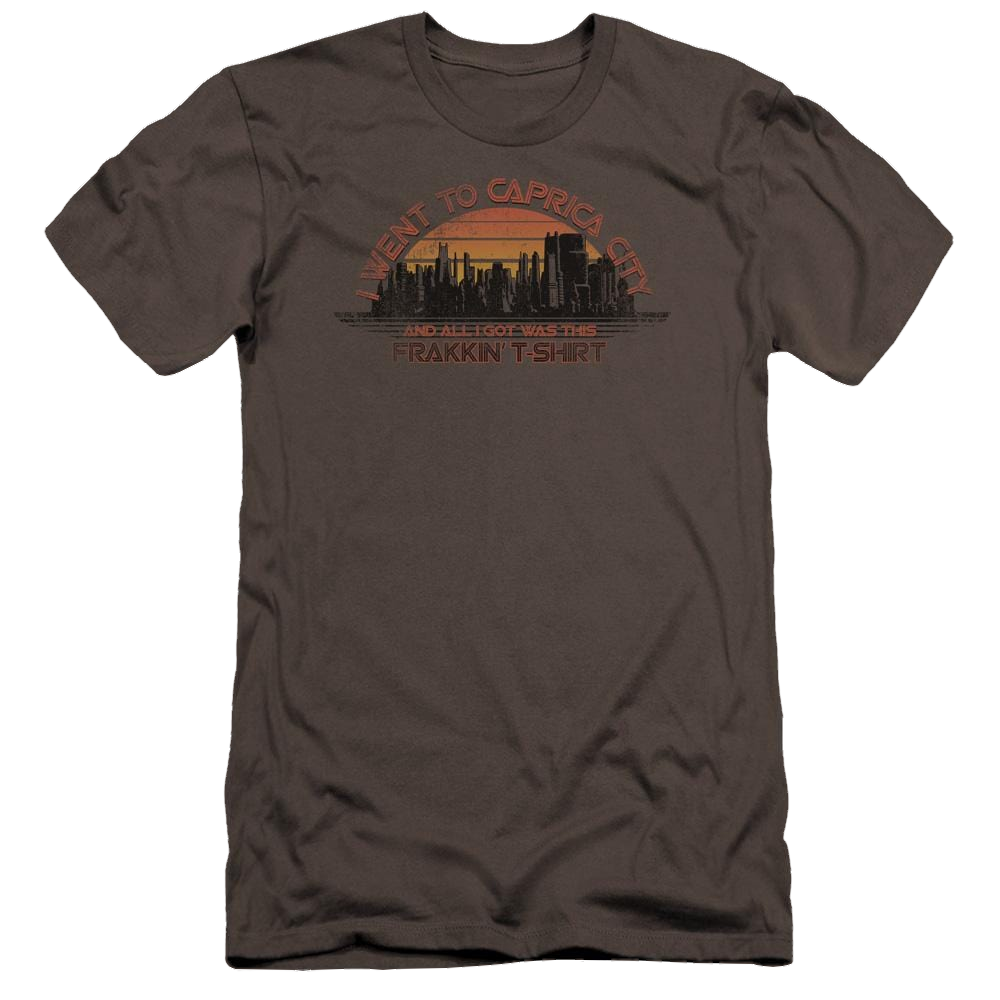 Battlestar Galactica Caprica City - Men's Premium Slim Fit T-Shirt Men's Premium Slim Fit T-Shirt Battlestar Galactica