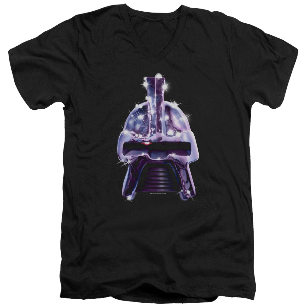 Battlestar Galactica Retro Cylon Head - Men's V-Neck T-Shirt Men's V-Neck T-Shirt Battlestar Galactica