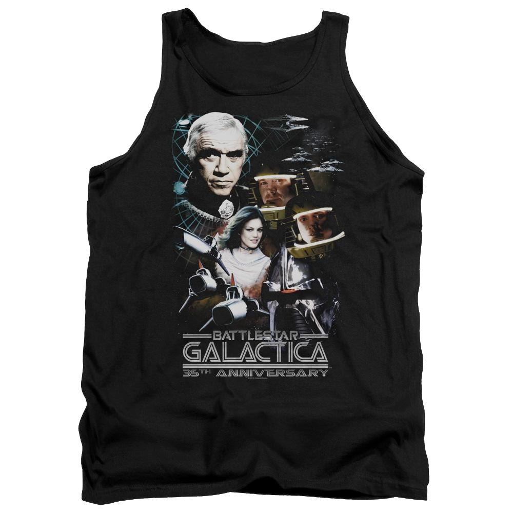 Battlestar Galactica 35th Anniversary Collage Men's Tank Men's Tank Battlestar Galactica