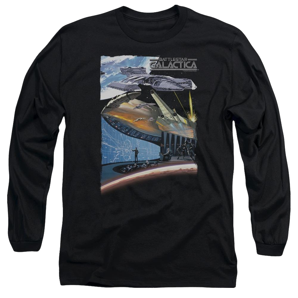 Battlestar Galactica Concept Art - Men's Long Sleeve T-Shirt Men's Long Sleeve T-Shirt Battlestar Galactica