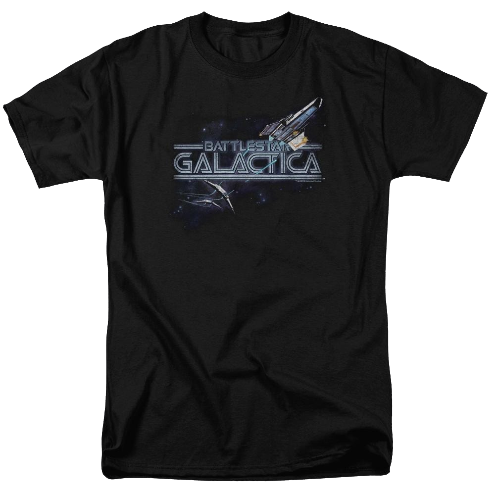 Battlestar Galactica Cylon Persuit - Men's Regular Fit T-Shirt Men's Regular Fit T-Shirt Battlestar Galactica