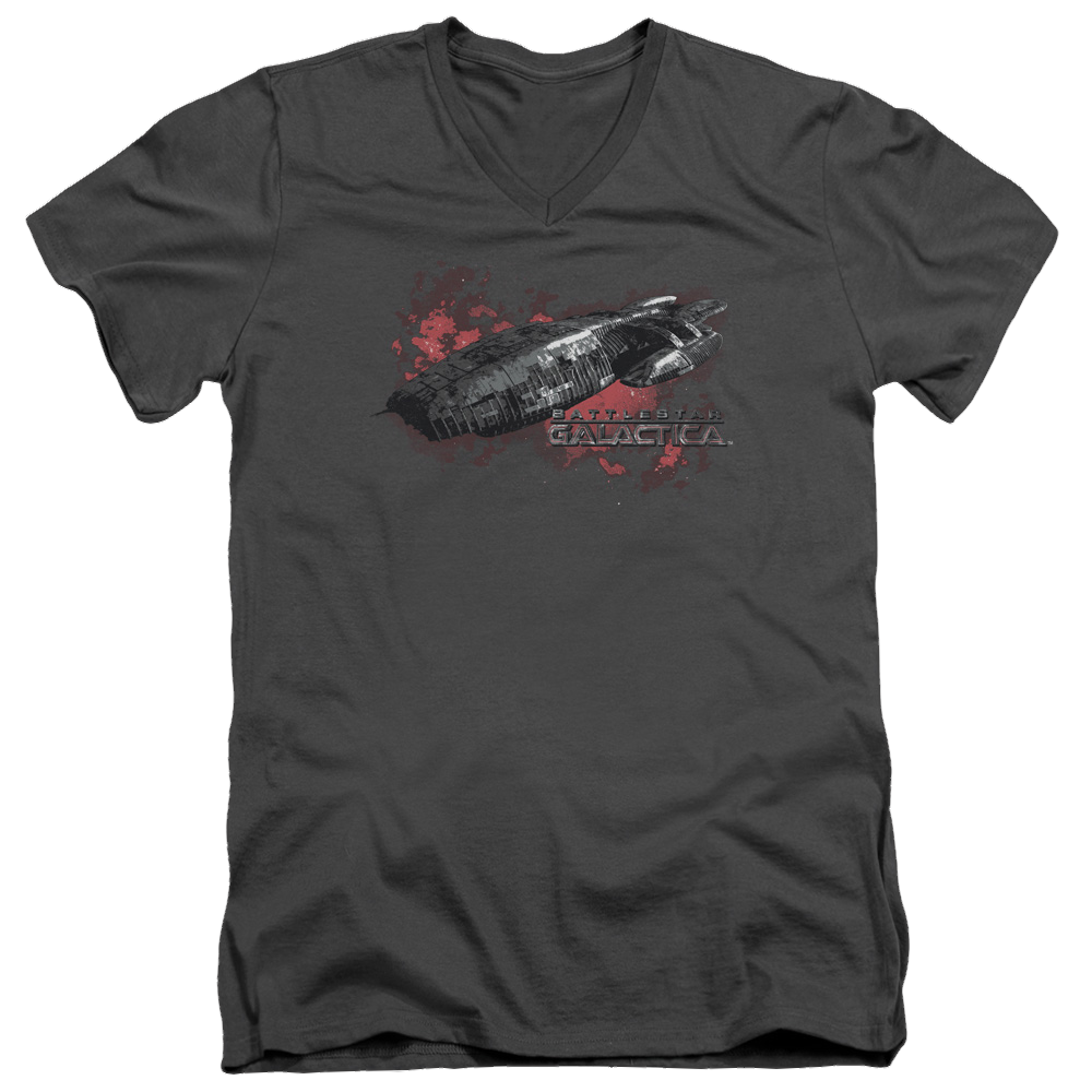 Battlestar Galactica Galactica - Men's V-Neck T-Shirt Men's V-Neck T-Shirt Battlestar Galactica