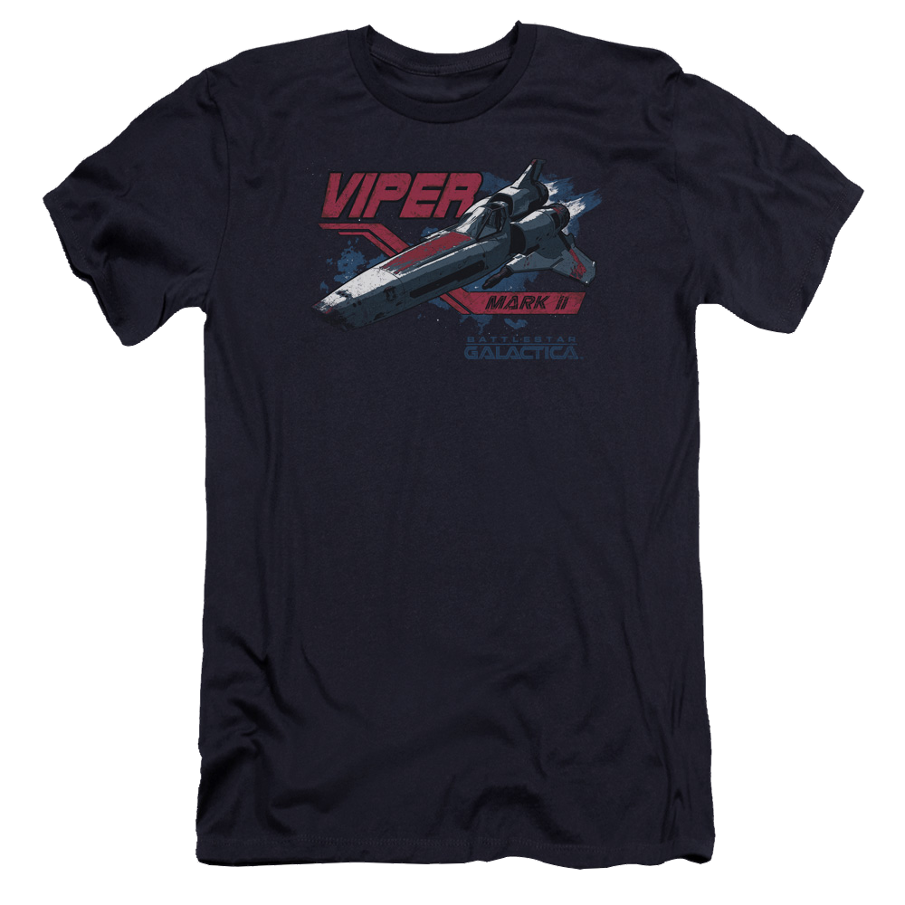 Battlestar Galactica Viper Mark Ii - Men's Premium Slim Fit T-Shirt Men's Premium Slim Fit T-Shirt Battlestar Galactica