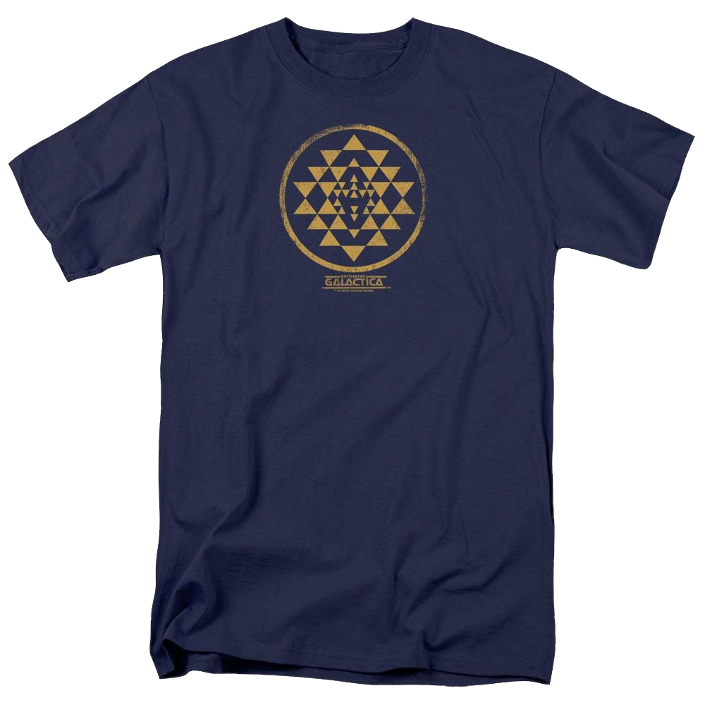 Battlestar Galactica Gold Squadron Patch - Men's Regular Fit T-Shirt Men's Regular Fit T-Shirt Battlestar Galactica