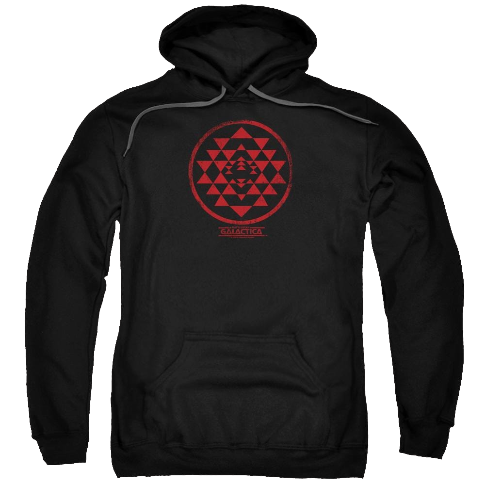 Battlestar Galactica Red Squadron Patch - Pullover Hoodie Pullover Hoodie Battlestar Galactica
