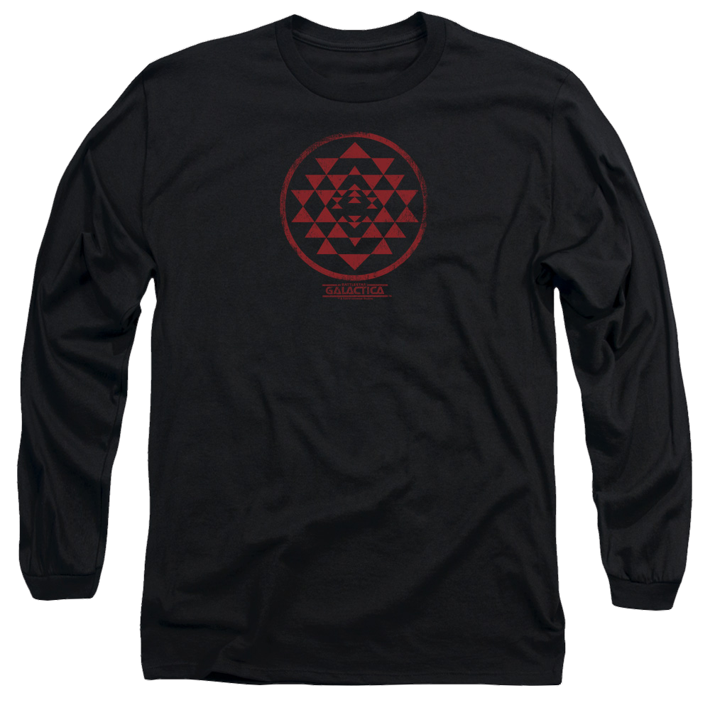 Battlestar Galactica Red Squadron Patch - Men's Long Sleeve T-Shirt Men's Long Sleeve T-Shirt Battlestar Galactica