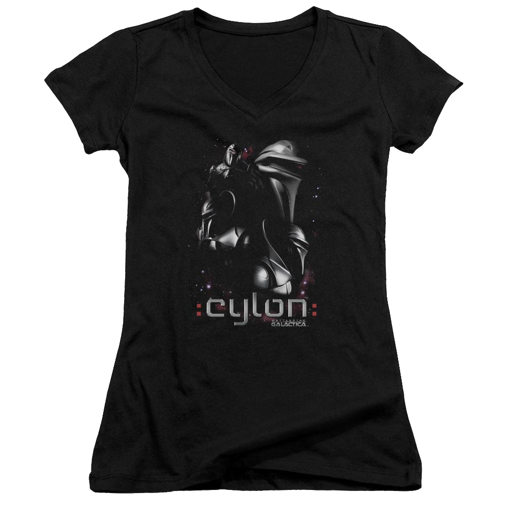 Battlestar Galactica Centurions - Juniors V-Neck T-Shirt Juniors V-Neck T-Shirt Battlestar Galactica