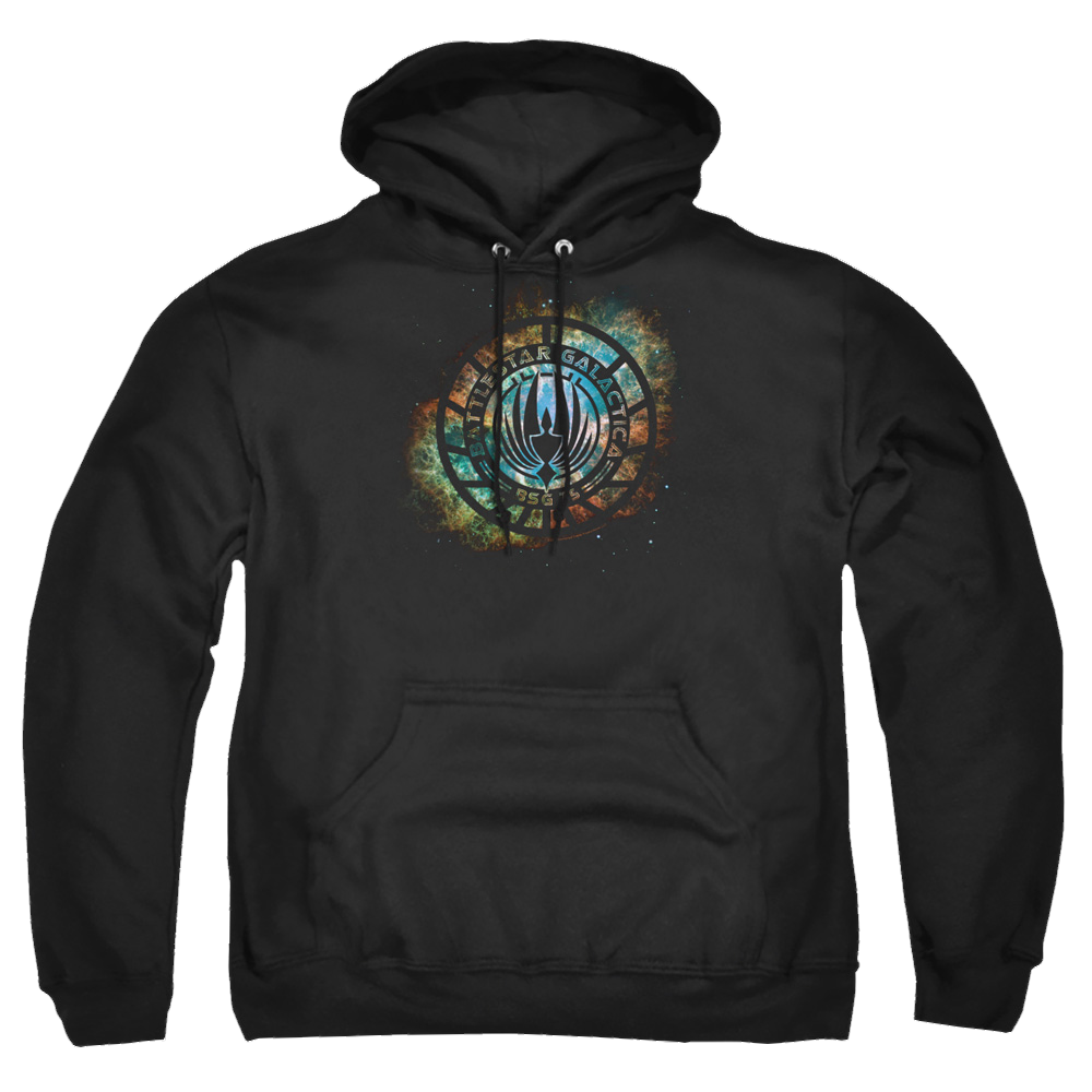 Battlestar Galactica Emblem Knock-out - Pullover Hoodie Pullover Hoodie Battlestar Galactica