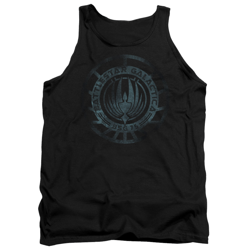 Battlestar Galactica Faded Emblem Men's Tank Men's Tank Battlestar Galactica
