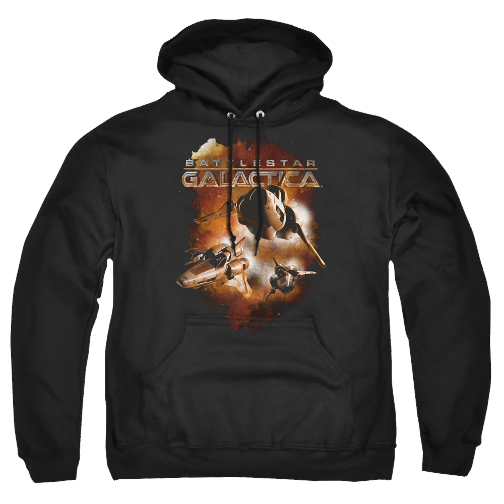 Battlestar Galactica Vipers Stretch - Pullover Hoodie Pullover Hoodie Battlestar Galactica