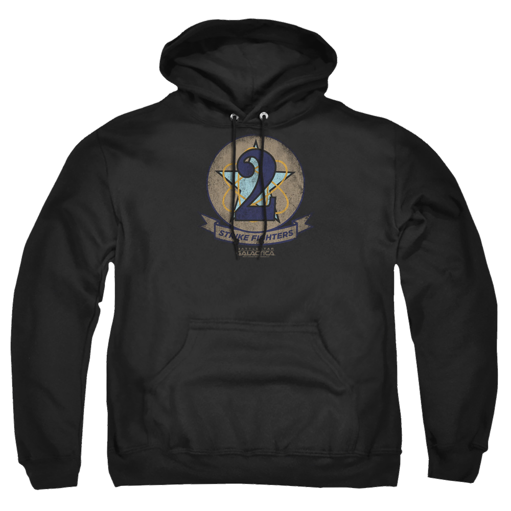 Battlestar Galactica Strike Fighters Badge - Pullover Hoodie Pullover Hoodie Battlestar Galactica