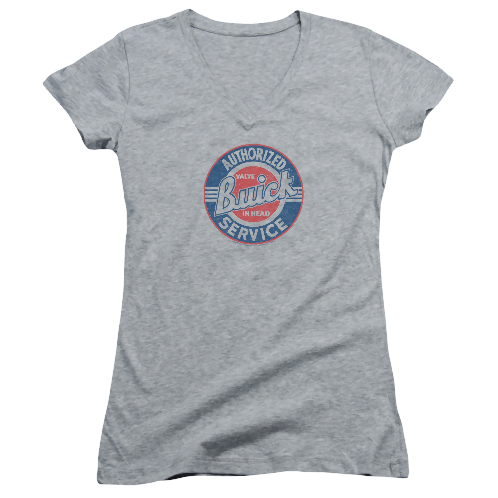 Buick Authorized Service - Juniors V-Neck T-Shirt Juniors V-Neck T-Shirt Buick