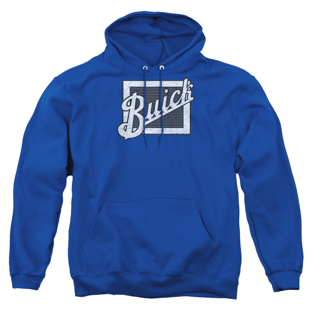 Buick Distressed Emblem - Pullover Hoodie Pullover Hoodie Buick