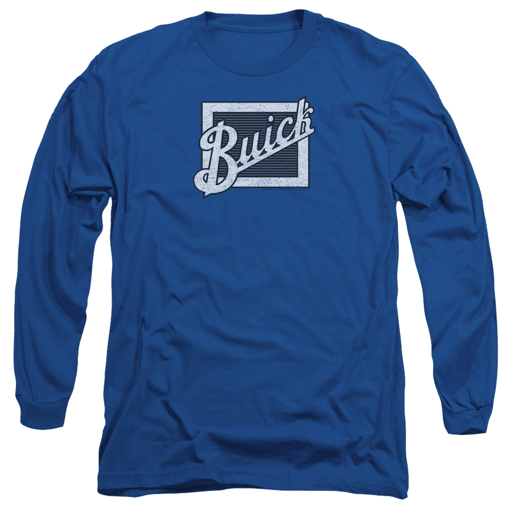 Buick Distressed Emblem - Men's Long Sleeve T-Shirt Men's Long Sleeve T-Shirt Buick