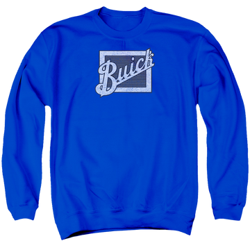 Buick Distressed Emblem - Men's Crewneck Sweatshirt Men's Crewneck Sweatshirt Buick