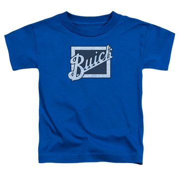 Royal toddler t-shirt with Buick Distressed Emblem graphic