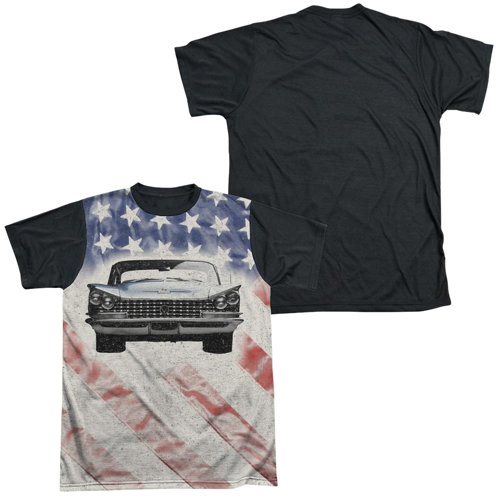 Buick 1959 Electra Flag - Men's Black Back T-Shirt Men's Black Back T-Shirt Buick