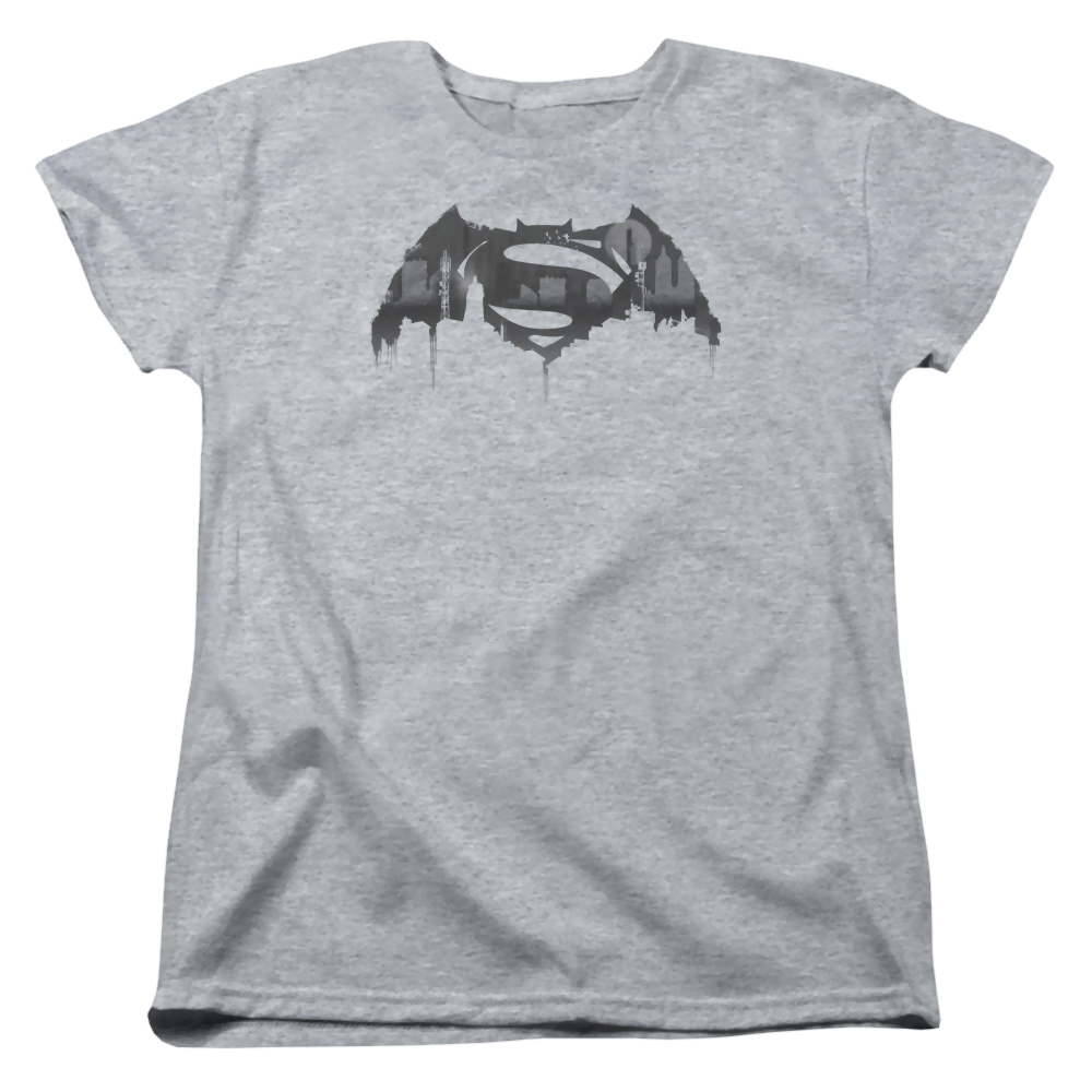 Batman v Superman Cityscape Logo - Women's T-Shirt Women's T-Shirt Batman