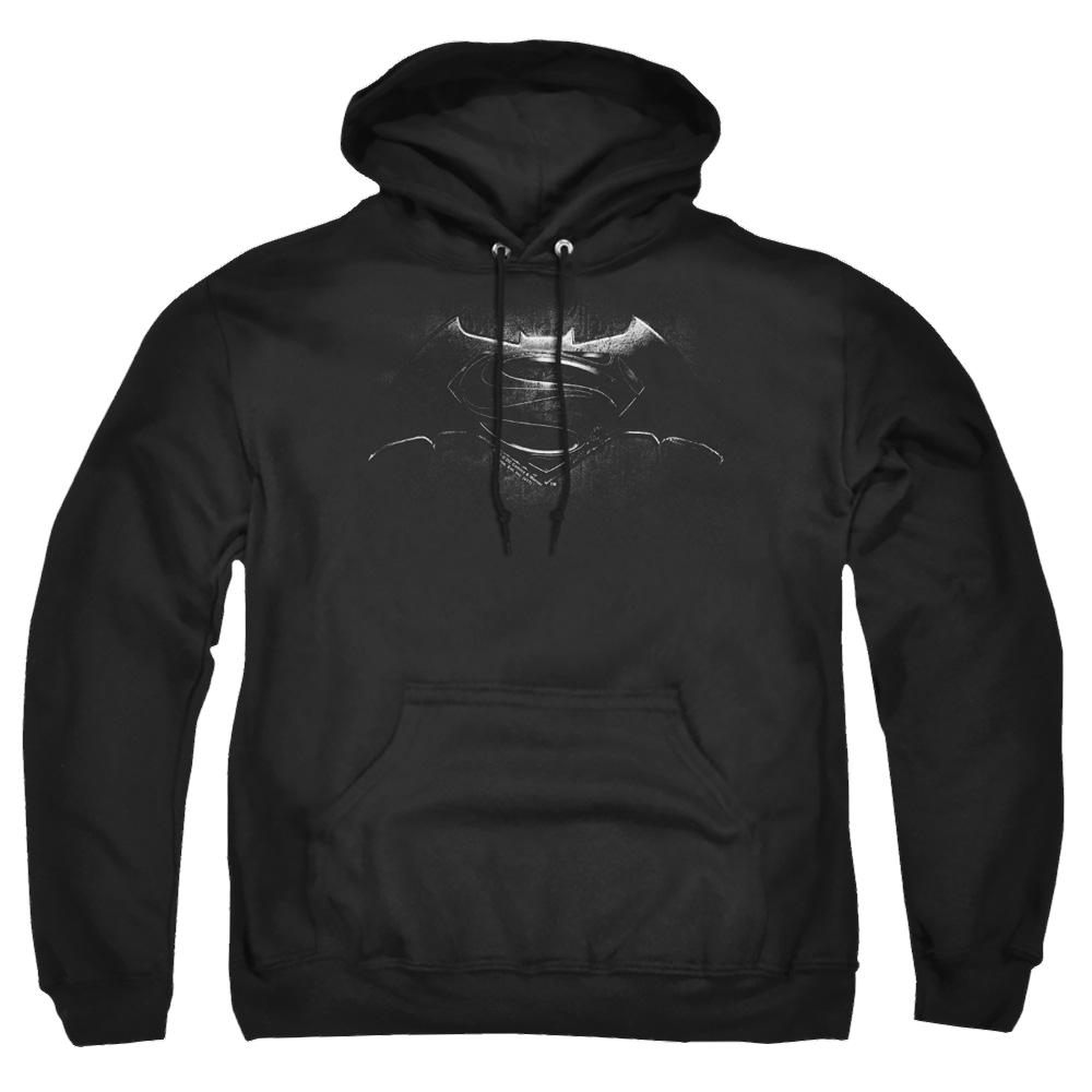 Batman v Superman Bw Logo - Pullover Hoodie Pullover Hoodie Batman