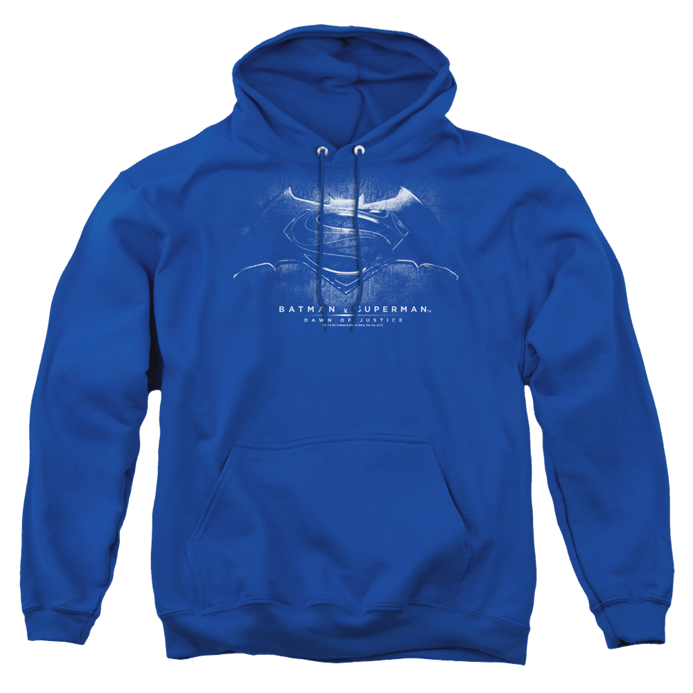 Batman v Superman Bw Logo - Pullover Hoodie Pullover Hoodie Batman