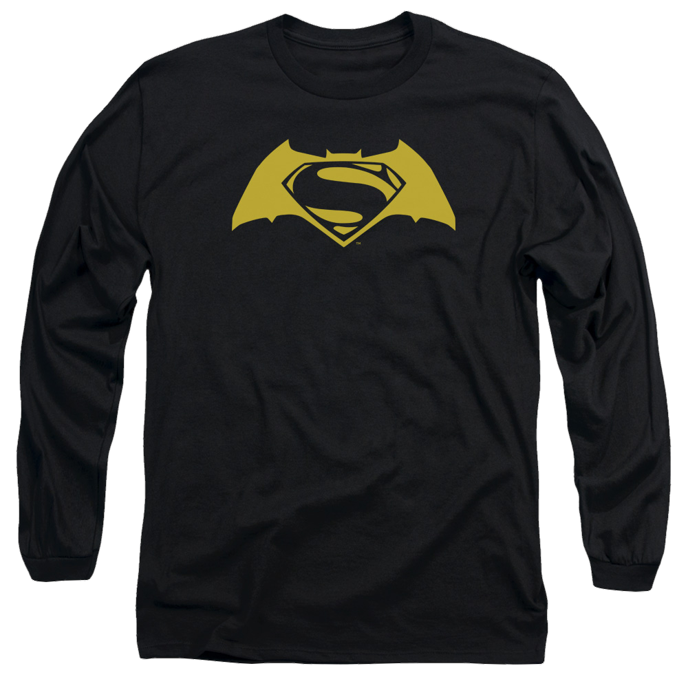 Batman v Superman Simple Logo - Men's Long Sleeve T-Shirt Men's Long Sleeve T-Shirt Batman