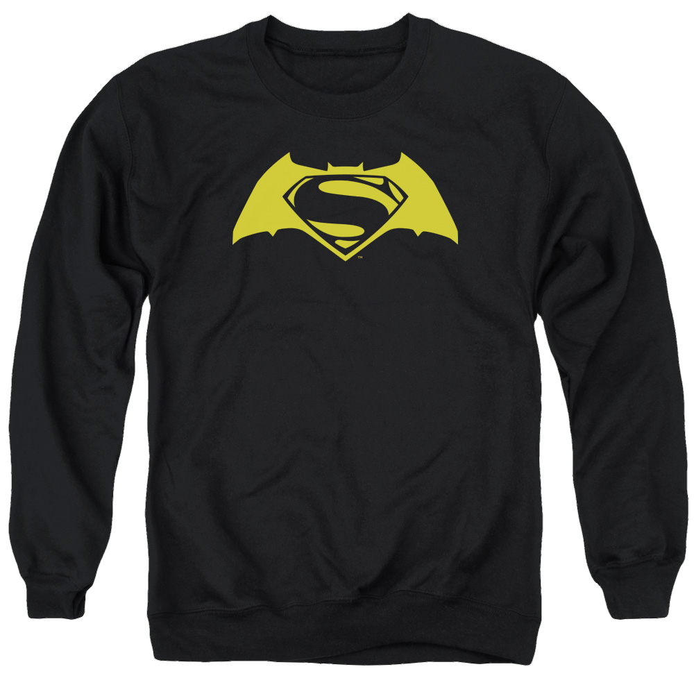 Batman v Superman Simple Logo - Men's Crewneck Sweatshirt Men's Crewneck Sweatshirt Batman