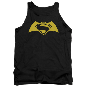 Black men's tank with Batman v Superman Simple Logo graphic