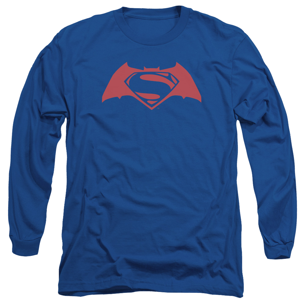 Batman v Superman Simple Logo - Men's Long Sleeve T-Shirt Men's Long Sleeve T-Shirt Batman