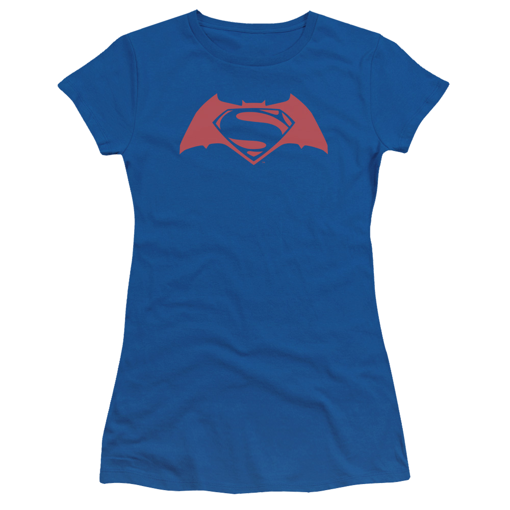 Batman v Superman Simple Logo - Juniors T-Shirt Juniors T-Shirt Batman