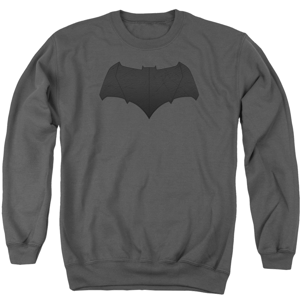 Batman v Superman Batman Logo - Men's Crewneck Sweatshirt Men's Crewneck Sweatshirt Batman