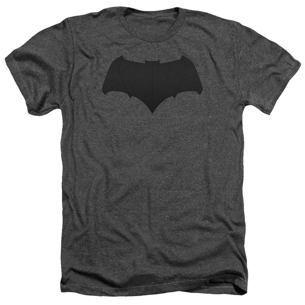 Batman v Superman Batman Logo - Men's Heather T-Shirt Men's Heather T-Shirt Batman