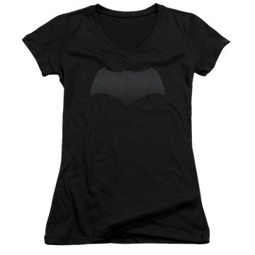 Batman v Superman Batman Logo - Juniors V-Neck T-Shirt Juniors V-Neck T-Shirt Batman