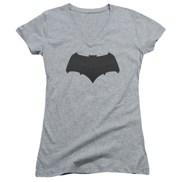 Batman v Superman Batman Logo - Juniors V-Neck T-Shirt Juniors V-Neck T-Shirt Batman