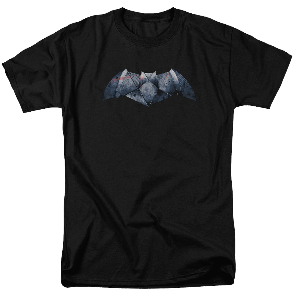 Batman v Superman Plated Bat Logo - Men's Regular Fit T-Shirt Men's Regular Fit T-Shirt Batman