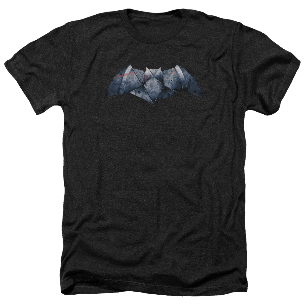 Batman v Superman Plated Bat Logo - Men's Heather T-Shirt Men's Heather T-Shirt Batman