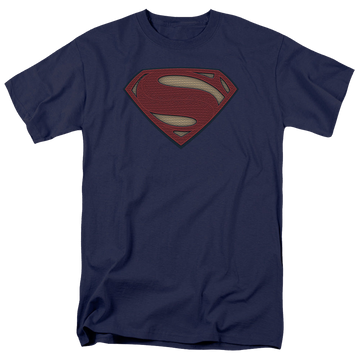 Navy men's regular fit t-shirt with Batman v Superman Super Movie Logo graphic