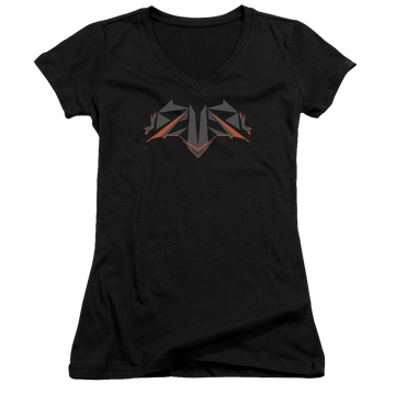 Batman v Superman Tech Bat Logo - Juniors V-Neck T-Shirt Juniors V-Neck T-Shirt Batman