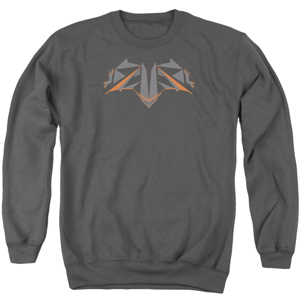Batman v Superman Tech Bat Logo - Men's Crewneck Sweatshirt Men's Crewneck Sweatshirt Batman