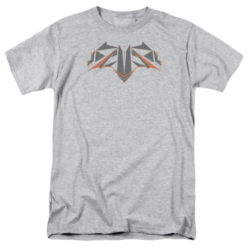 Athletic heather men's regular fit t-shirt with Batman v Superman Tech Bat Logo graphic