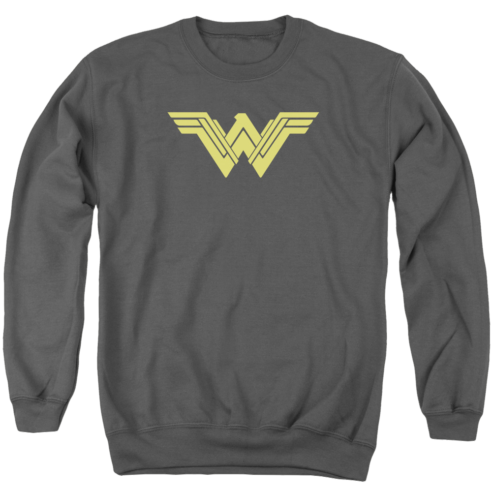 Batman v Superman Clean Line Logo - Men's Crewneck Sweatshirt Men's Crewneck Sweatshirt Batman