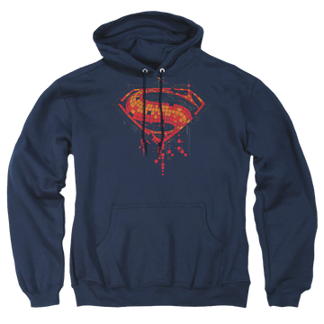 Batman v Superman Tech Super Logo - Pullover Hoodie Pullover Hoodie Batman