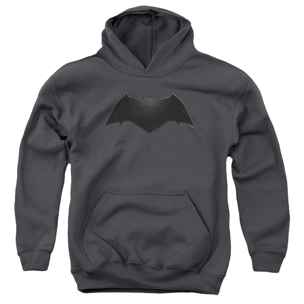Batman v Superman Beveled Bat Logo - Youth Hoodie Youth Hoodie (Ages 8-12) Batman