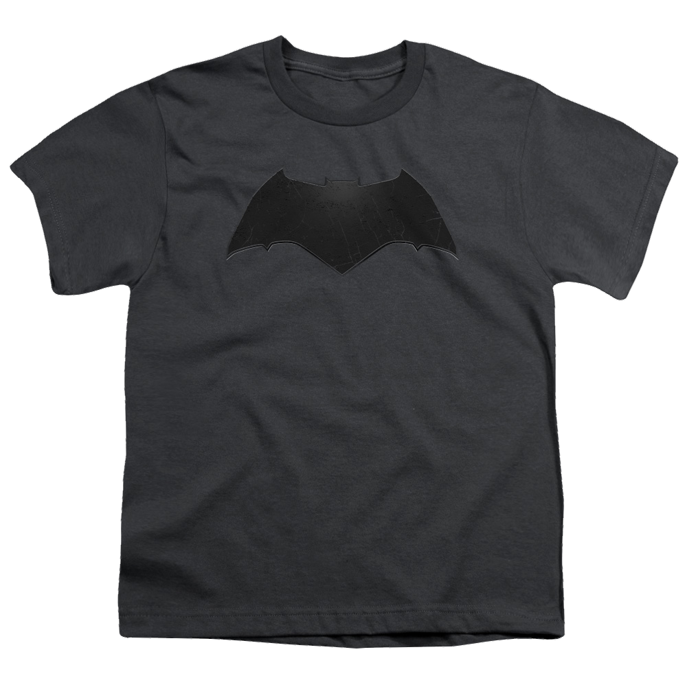 Batman v Superman Beveled Bat Logo - Youth T-Shirt Youth T-Shirt (Ages 8-12) Batman