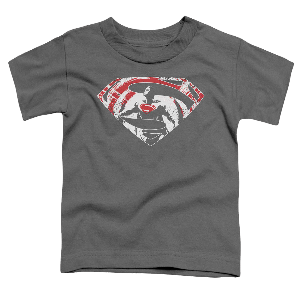 Batman v Superman Super Splatter Logo - Kid's T-Shirt Kid's T-Shirt (Ages 4-7) Batman
