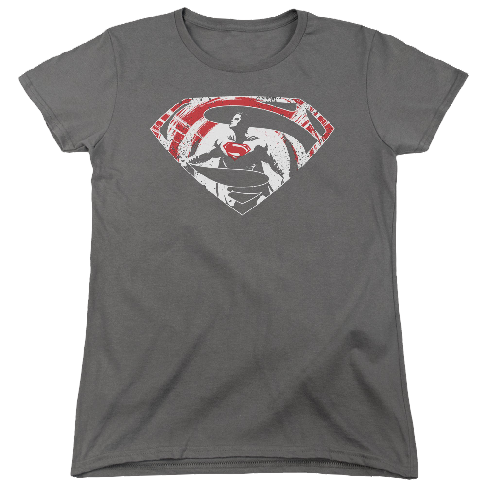 Batman v Superman Super Splatter Logo - Women's T-Shirt Women's T-Shirt Batman