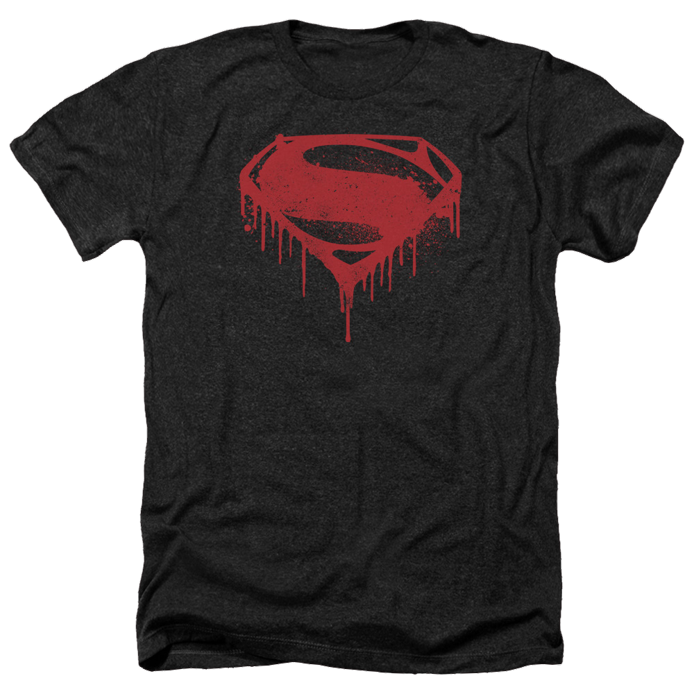 Batman v Superman Splattered - Men's Heather T-Shirt Men's Heather T-Shirt Batman