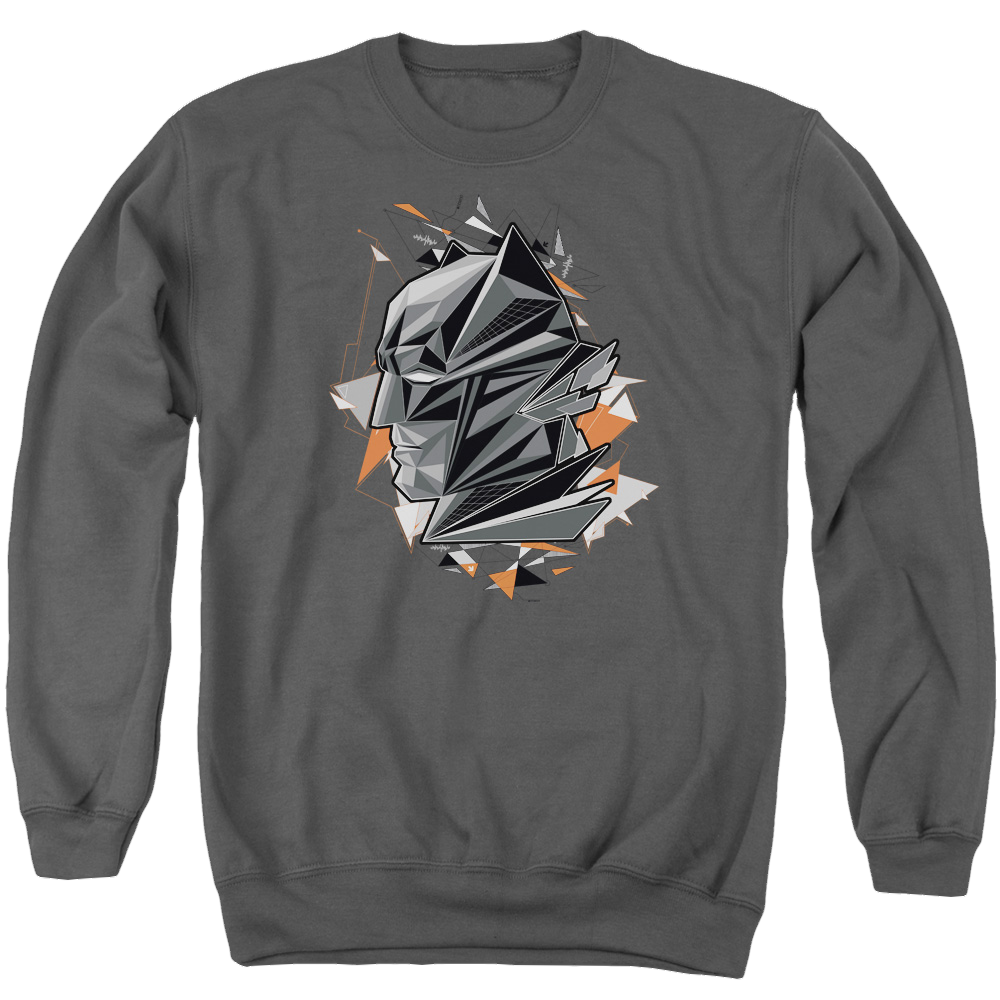 Batman v Superman Bat Head Tech - Men's Crewneck Sweatshirt Men's Crewneck Sweatshirt Batman